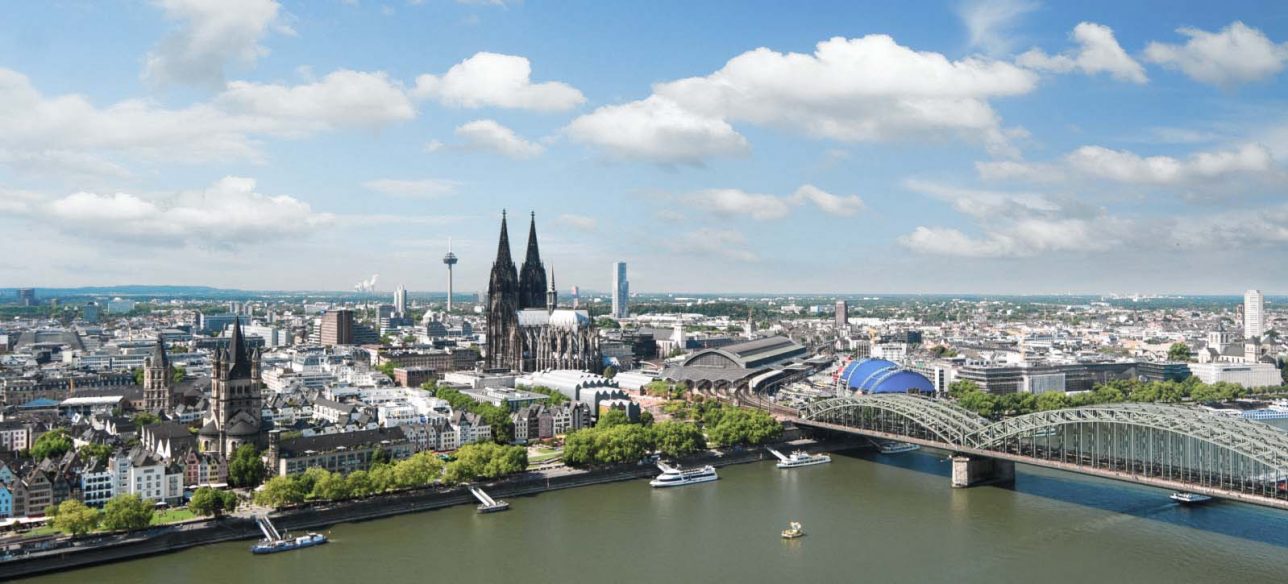 Kölnpanorama mit Blick auf den Dom